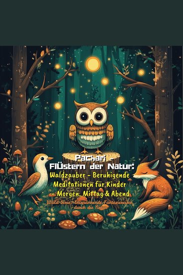 Flüstern der Natur: Waldzauber - Beruhigende Meditationen für Kinder - Morgen Mittag & Abend - Wald-Serie: Entspannende Fantasiereisen durch die Natur - cover