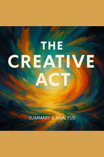 Creative Act The: Book Summary & Analysis - cover