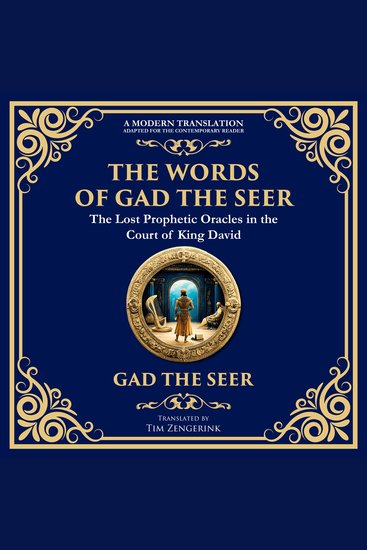 The Words of Gad the Seer - Prophecies and Visions of Divine Guidance - cover