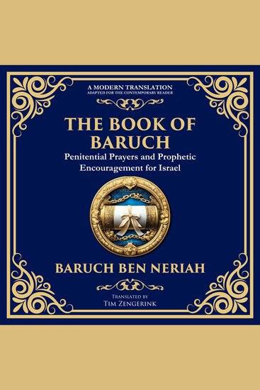 The Book of Baruch - Timeless Lessons of Faith Hope and Redemption - cover