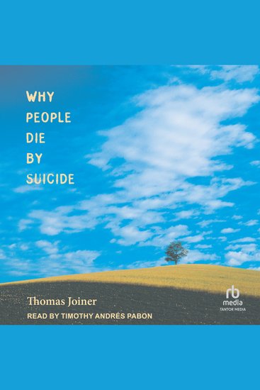 Why People Die by Suicide - cover