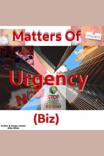 Matters Of Urgency (Biz) - cover