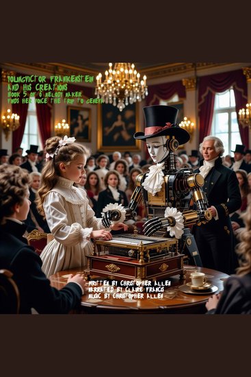 Young Victor Frankenstein and his Creations - Book 5 of 6 - Melody Maker finds her Voice - The Trip to Geneva - cover