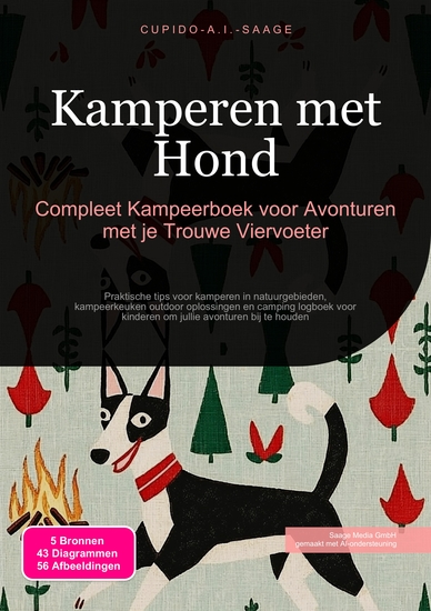 Kamperen met Hond - Compleet Kampeerboek voor Avonturen met je Trouwe Viervoeter - cover