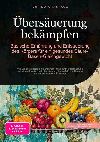 Übersäuerung bekämpfen - Basische Ernährung und Entsäuerung des Körpers für ein gesundes Säure-Basen-Gleichgewicht - cover