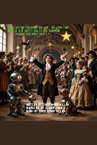 Young Victor Frankenstein and his Creations - Book 6 of 6 - Nutty Bolts Big Surprise - Victors Birthday Party - cover