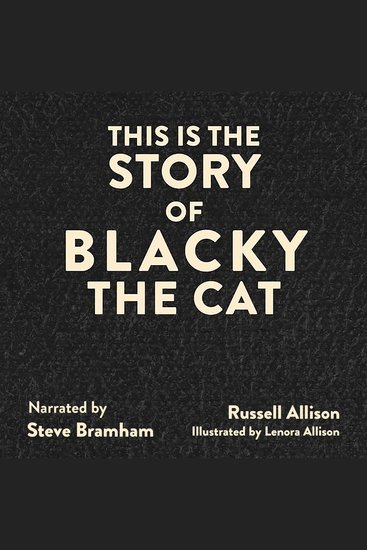 This is the Story of Blacky the Cat - cover