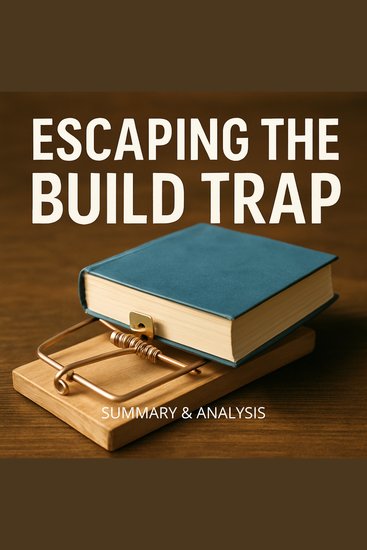 Escaping the Build Trap: Book Summary & Analysis - cover
