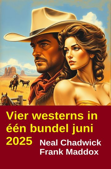 Vier westerns in één bundel juni 2025 - cover