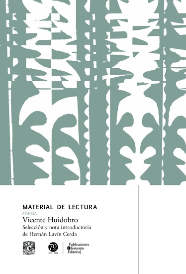 Vicente Huidobro Material de lectura - Poesía Nueva época - cover