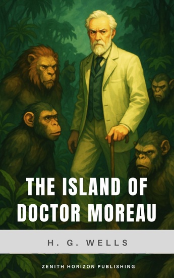 The Island of Doctor Moreau - H G Wells' Chilling Sci-Fi Horror of Human-Animal Hybrids - cover