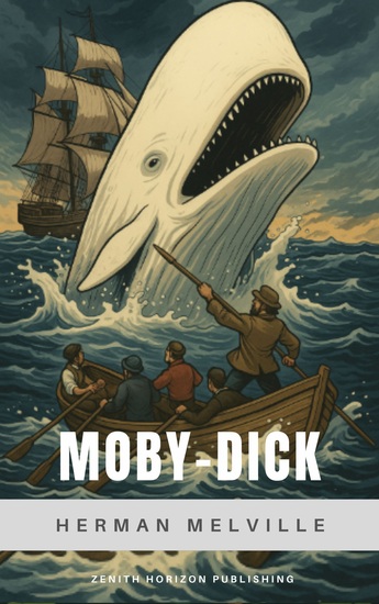 Moby Dick - Herman Melville's Epic Tale of Obsession and the Sea - cover