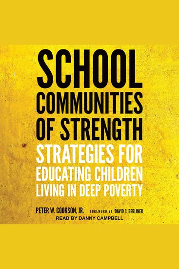 School Communities of Strength - Strategies for Educating Children Living in Deep Poverty - cover