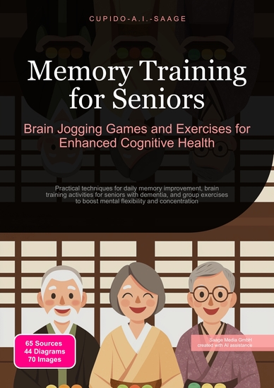 Memory Training for Seniors - Brain Jogging Games and Exercises for Enhanced Cognitive Health - cover