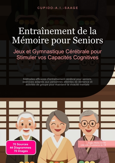 Entraînement de la Mémoire pour Seniors - Jeux et Gymnastique Cérébrale pour Stimuler vos Capacités Cognitives - cover