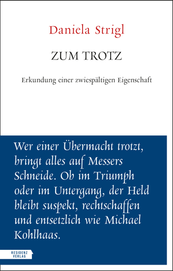 Zum Trotz - Erkundung einer zwiespältigen Eigenschaft - cover
