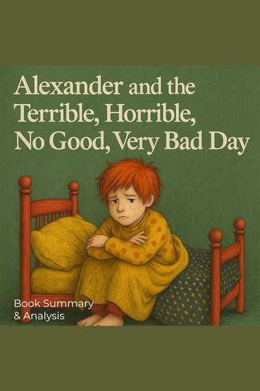Alexander and the Terrible Horrible No Good Very Bad Day: Book Summary & Analysis - cover