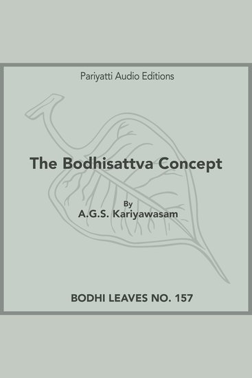 The Bodhisattva Concept - cover