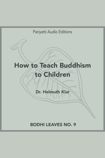How to Teach Buddhism to Children - cover