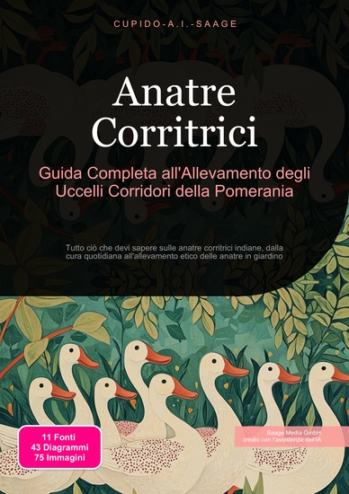 Anatre Corritrici - Guida Completa all'Allevamento degli Uccelli Corridori della Pomerania - cover