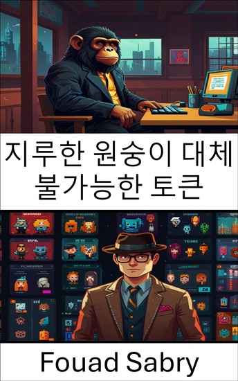 지루한 원숭이 대체 불가능한 토큰 - 디지털 영장류 수집품과 블록체인 문화의 야생 세계 속으로 - cover