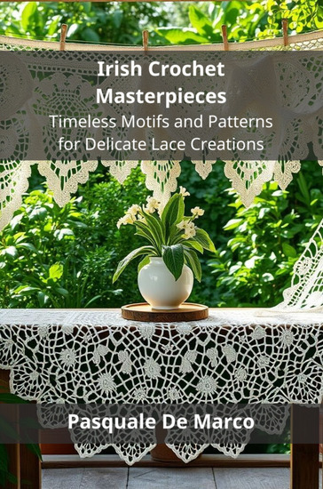 Irish Crochet Masterpieces - Timeless Motifs and Patterns for Delicate Lace Creations - cover
