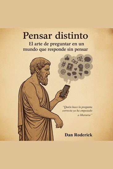Pensar distinto: el arte de preguntar en un mundo que responde sin pensar - cover