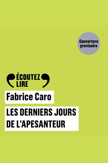 Les derniers jours de l'apesanteur - cover