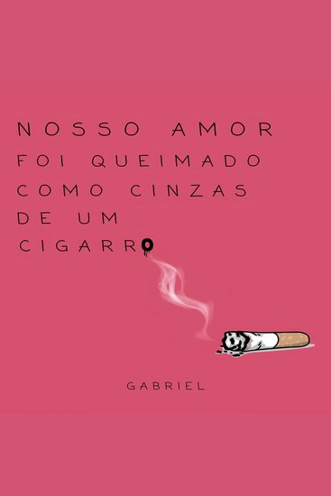 Nosso amor foi queimado como cinzas de um cigarro - cover