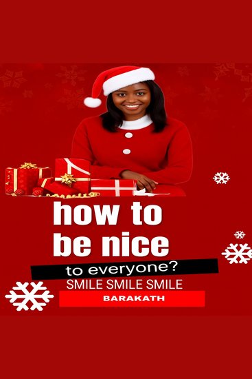 How to be nice to everyone? - Smile smile smile - cover