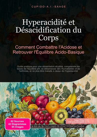 Hyperacidité et Désacidification du Corps - Comment Combattre l'Acidose et Retrouver l'Équilibre Acido-Basique - cover
