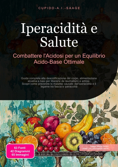 Iperacidità e Salute - Combattere l'Acidosi per un Equilibrio Acido-Base Ottimale - cover