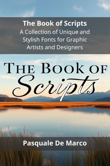 The Book of Scripts - A Collection of Unique and Stylish Fonts for Graphic Artists and Designers - cover