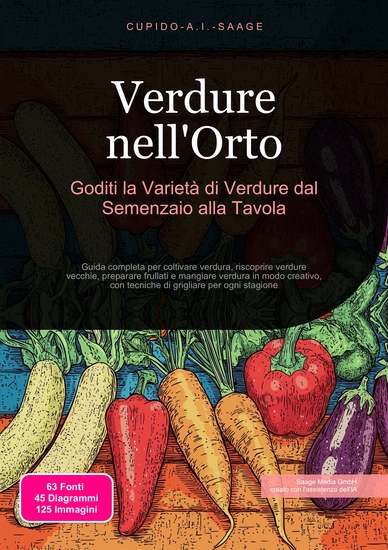 Verdure nell'Orto - Goditi la Varietà di Verdure dal Semenzaio alla Tavola - cover