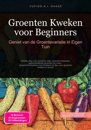 Groenten Kweken voor Beginners - Geniet van de Groentevariatie in Eigen Tuin - cover