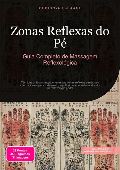 Zonas Reflexas do Pé - Guia Completo de Massagem Reflexológica - cover