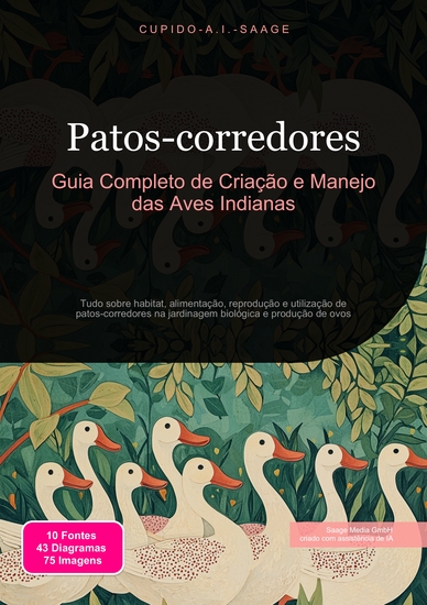 Patos-corredores - Guia Completo de Criação e Manejo das Aves Indianas - cover