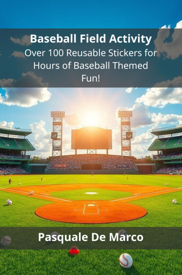 Baseball Field Activity - Over 100 Reusable Stickers for Hours of Baseball Themed Fun! - cover