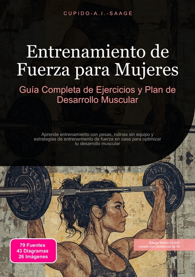 Entrenamiento de Fuerza para Mujeres - Guía Completa de Ejercicios y Plan de Desarrollo Muscular - cover