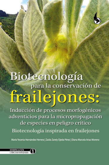 Biotecnología para la conservación de frailejones - Inducción de procesos morfogénicos adventicios para la micropropagación de especies en peligro crítico Biotecnología inspirada en frailejones - cover