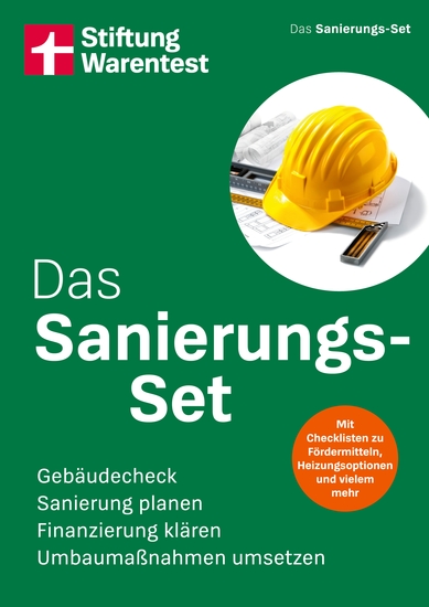 Das Sanierungs-Set - Ihr umfassender Ratgeber für die Haussanierung - Gebäudecheck Sanierung planen Finanzierung klären Umbaumaßnahmen umsetzen - cover