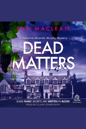 Dead Matters - cover