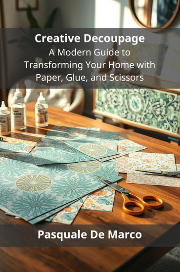 Creative Decoupage - A Modern Guide to Transforming Your Home with Paper Glue and Scissors - cover