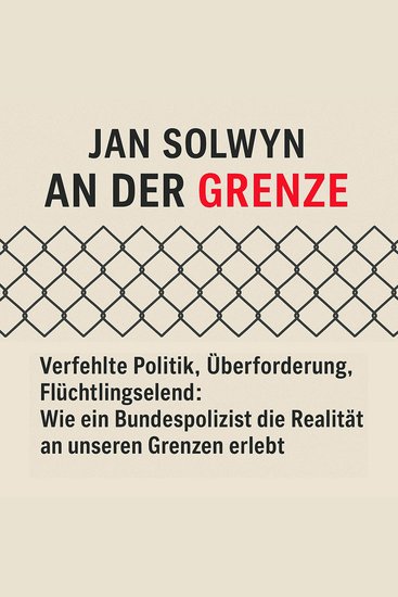der Grenze An - Verfehlte Politik Überforderung Flüchtlingselend - Wie ein Bundespolizist die Realität an unseren Grenzen erlebt - cover