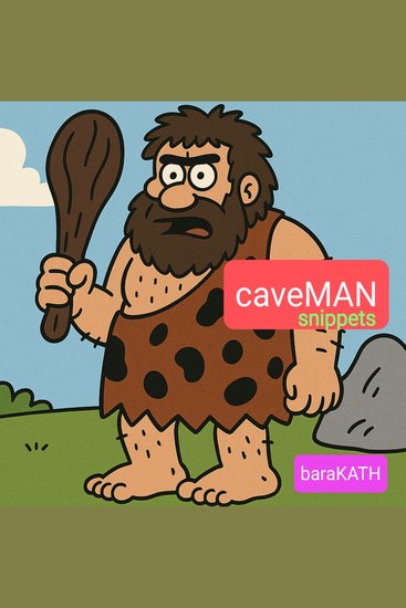 Caveman snippets - cover
