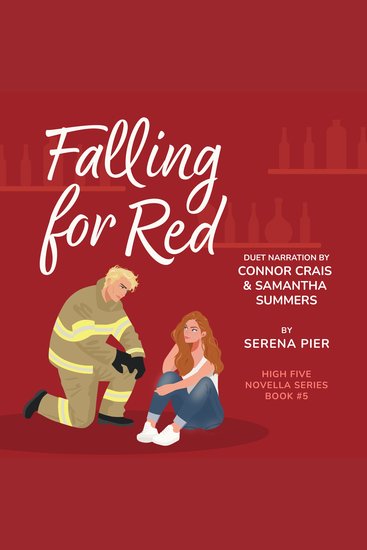 Falling For Red - Firefighter Single Mom Small Town Holiday Romance - Fourth of July Later in Life - cover