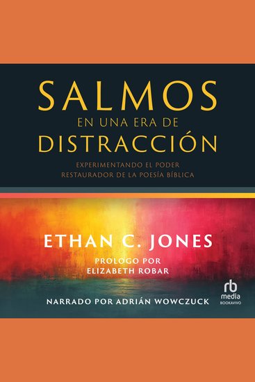 Salmos en una era de distracción - Experimentando el poder restaurador de la poesía bíblica - cover