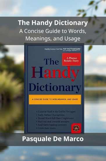 The Handy Dictionary - A Concise Guide to Words Meanings and Usage - cover