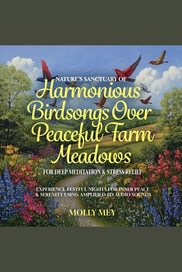 Nature’s Sanctuary of Harmonious Birdsongs Over Peaceful Farm Meadows for Deep Meditation & Stress Relief - Experience Restful Nights for Inner Peace & Serenity using Amplified 8D Audio Sounds - cover