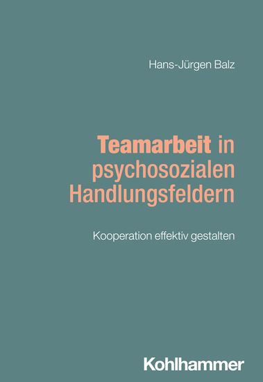Teamarbeit in psychosozialen Handlungsfeldern - Kooperation effektiv gestalten - cover